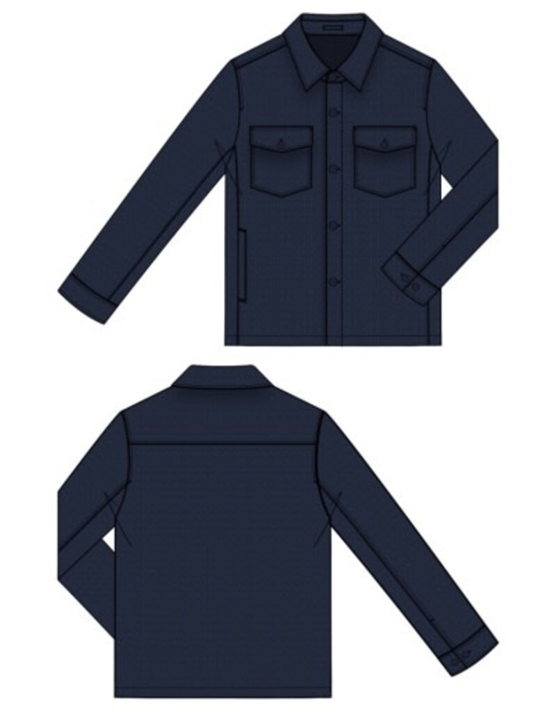 Liverpool Los Angeles Liverpool Long Sleeve Corduroy Overshirt