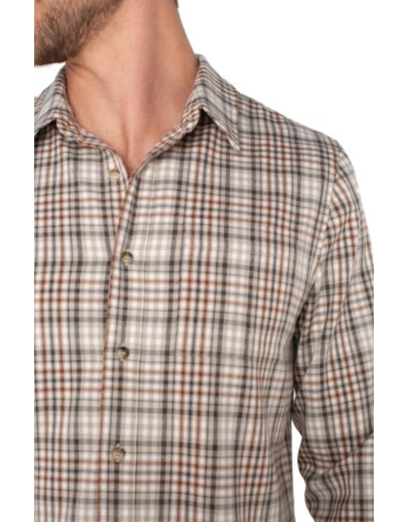 Liverpool Los Angeles Liverpool Mens Long Sleeve Button Up Shirt