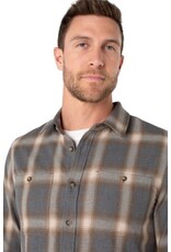 Liverpool Los Angeles Liverpool Mens Long Sleeve Double Pocket Button Up Shirt