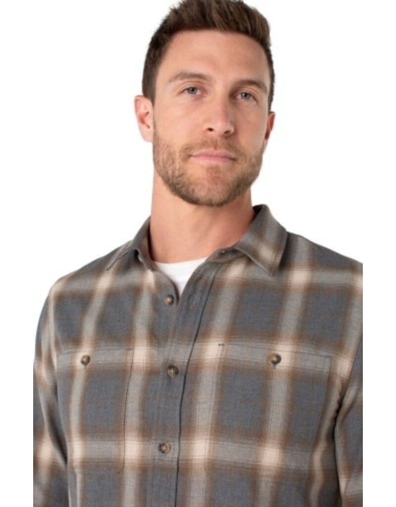 Liverpool Los Angeles Liverpool Mens Long Sleeve Double Pocket Button Up Shirt