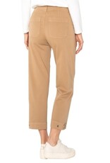 Liverpool Los Angeles Liverpool Utility Crop with Tab Hem