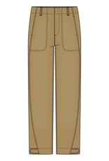 Liverpool Los Angeles Liverpool Utility Crop with Tab Hem