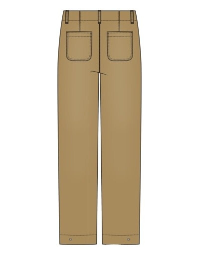 Liverpool Los Angeles Liverpool Utility Crop with Tab Hem