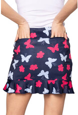 Golftini Golftini Butterfly Pull-on Ruffle Skort 17.5"