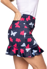 Golftini Golftini Butterfly Pull-on Ruffle Skort 17.5"