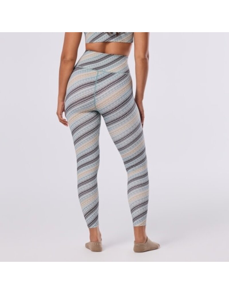 Thirty Three Threads Tavi Seamless 7/8 Rib Tight Mirage Stripe
