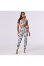 Thirty Three Threads Tavi Seamless 7/8 Rib Tight Mirage Stripe