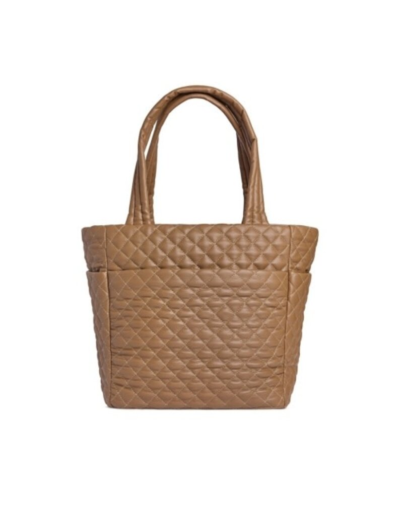 Vooray Vooray Naomi Tote Quilted  Tan