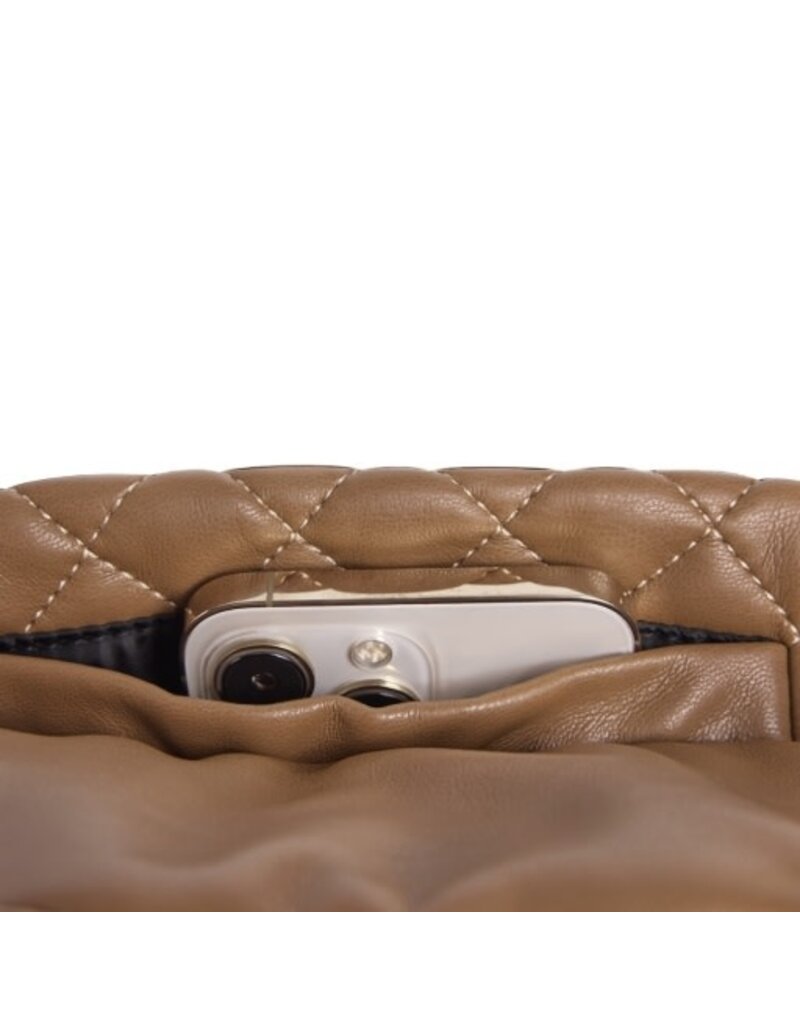 Vooray Vooray Naomi Tote Quilted  Tan