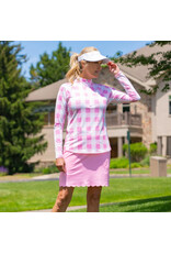 Jofit Jofit Long Sleeve UV Mock Bloom Check