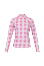 Jofit Jofit Long Sleeve UV Mock Bloom Check