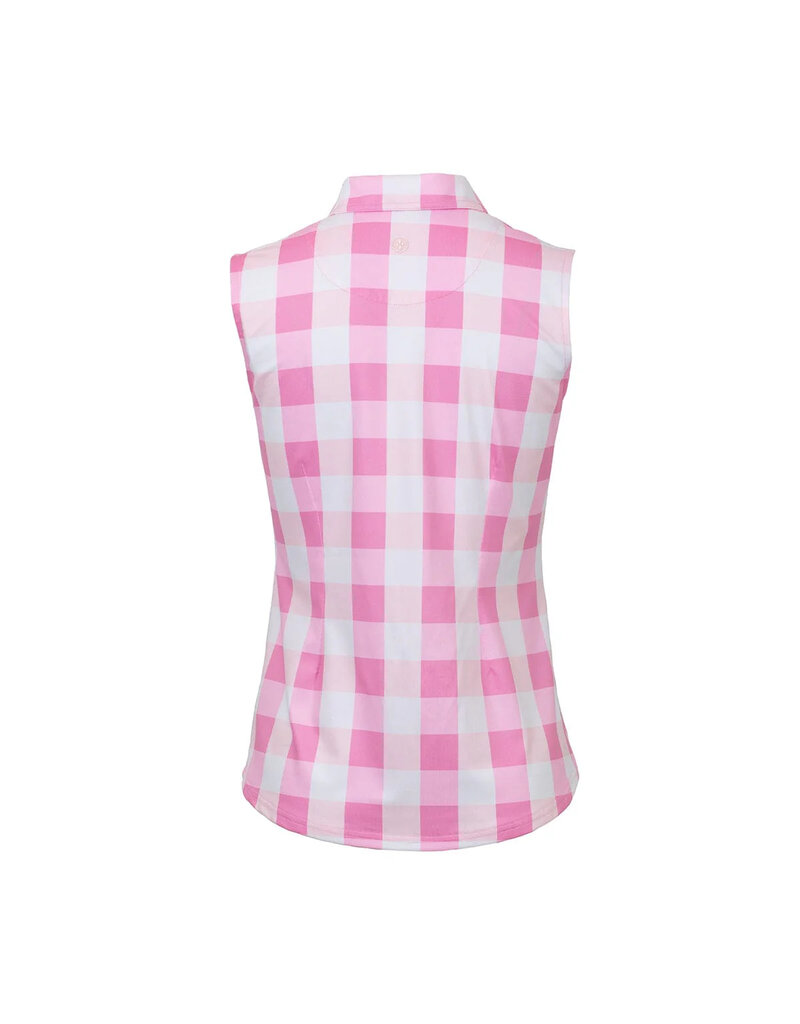 Jofit Jofit Sleeveless Polo Bloom Check