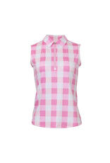 Jofit Jofit Sleeveless Polo Bloom Check