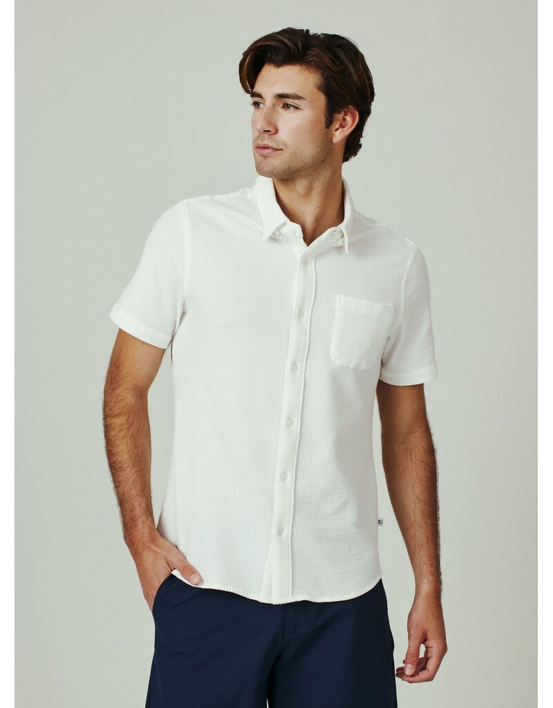 7 Diamonds 7 Diamonds Bennet 4-Way Stretch Shirt Ivory