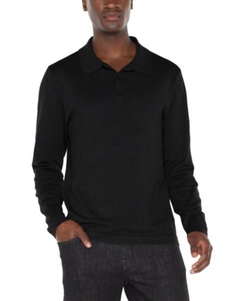 Liverpool Los Angeles Liverpool Men's Long Sleeve Knit Polo