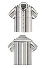 Liverpool Los Angeles Liverpool Men's Short Sleeve Button Up Camp Shirt