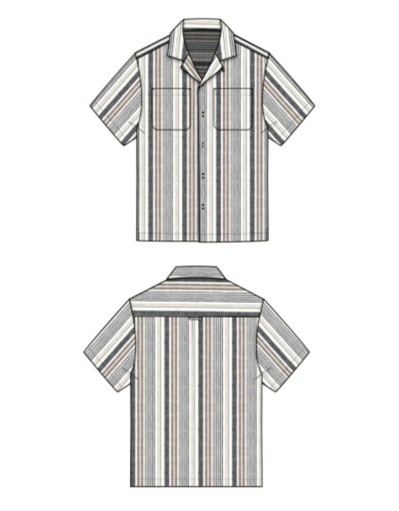 Liverpool Los Angeles Liverpool Men's Short Sleeve Button Up Camp Shirt