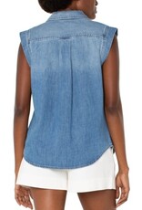 Liverpool Los Angeles Liverpool Sleeveless Shirt w/Pockets Polo