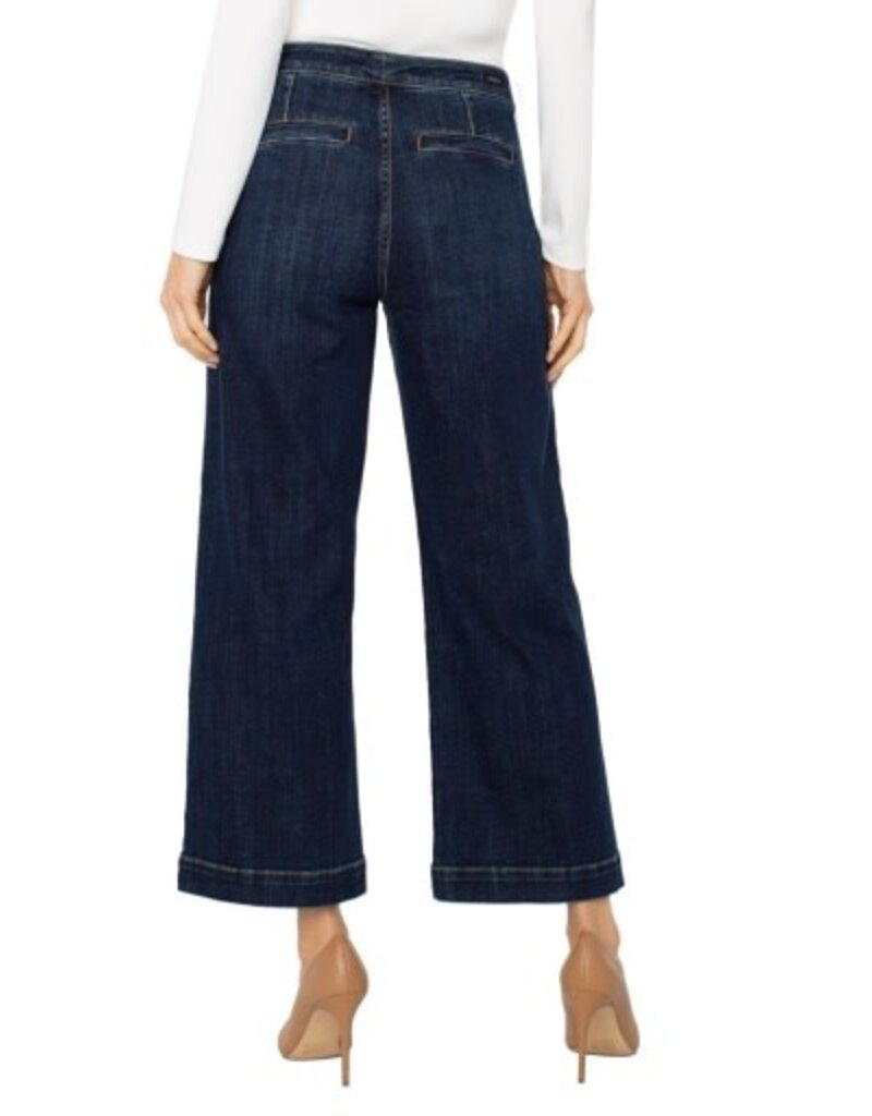 Liverpool Los Angeles Liverpool Stride Wide Leg with Trouser Details 27" ins