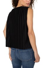 Liverpool Los Angeles Liverpool Sleeveless Crew Neck Knit Top