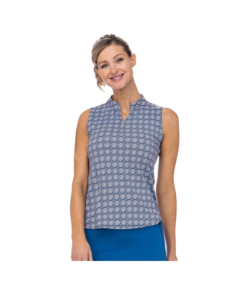 Belyn Key Belyn Key Evie Sleeveless Top Edinburgh Tile