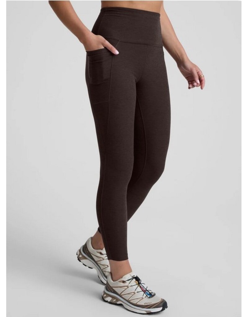 Beyond Yoga Beyond Yoga Spacedye Out Of Pocket HW Legging Dark Chocolate Heather