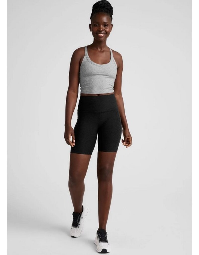 Beyond Yoga Beyond Yoga Spacedye Keep Pace 7" Pocket Short Darkest Night