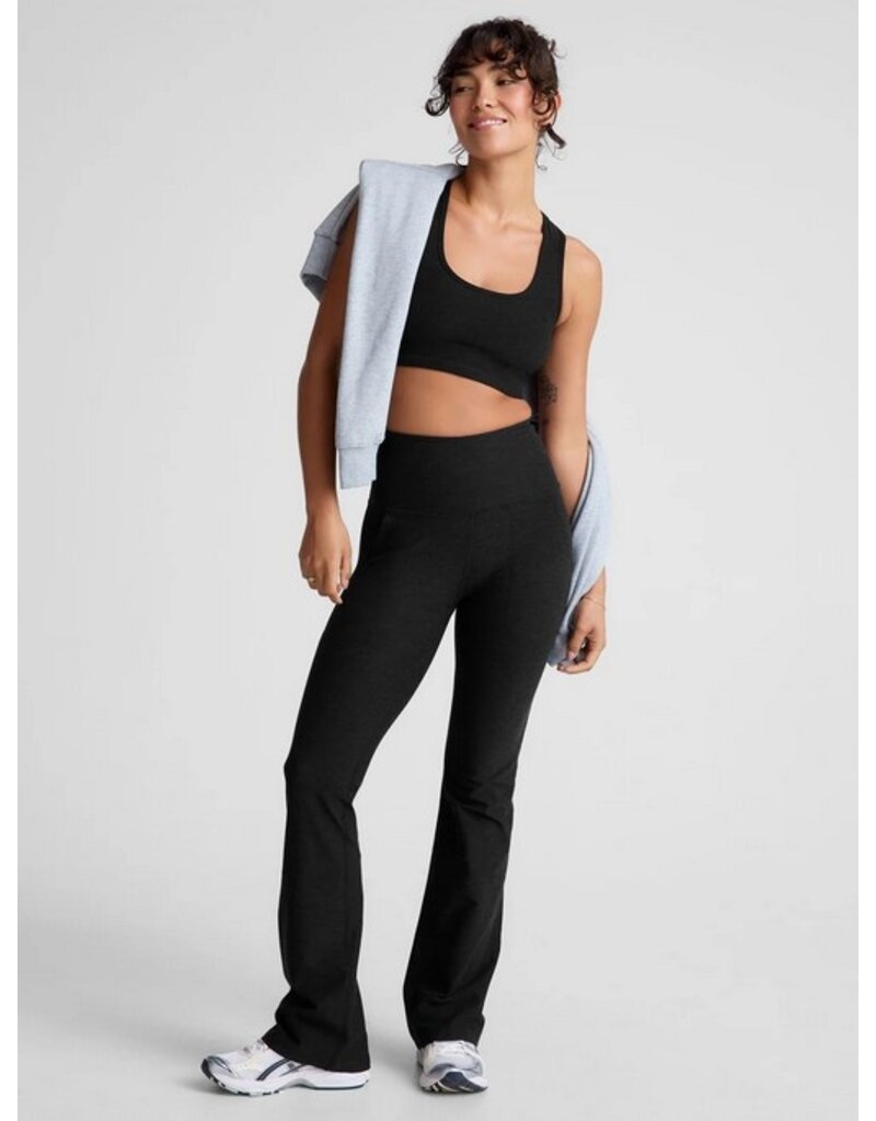 Beyond Yoga Beyond Yoga Spacedye High Waisted Practice Pocket Bootcut Darkest Night