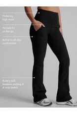 Beyond Yoga Beyond Yoga Spacedye High Waisted Practice Pocket Bootcut Darkest Night