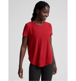 Beyond Yoga Beyond Yoga Featherweight On the Down Low Tee Ruby Rush Heather