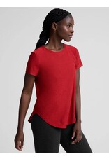 Beyond Yoga Beyond Yoga Featherweight On the Down Low Tee Ruby Rush Heather