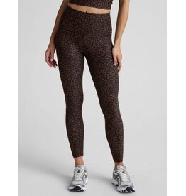 Beyond Yoga Beyond Yoga Softmark Caught in the Midi High Waisted Legging Espresso Leopard