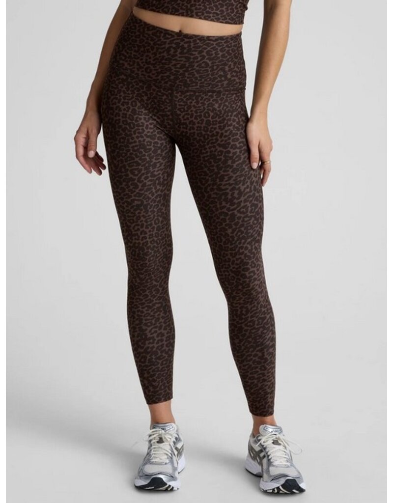 Beyond Yoga Beyond Yoga Softmark Caught in the Midi High Waisted Legging Espresso Leopard