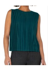 Liverpool Los Angeles Liverpool Sleeveless Crew Neck Knit Top