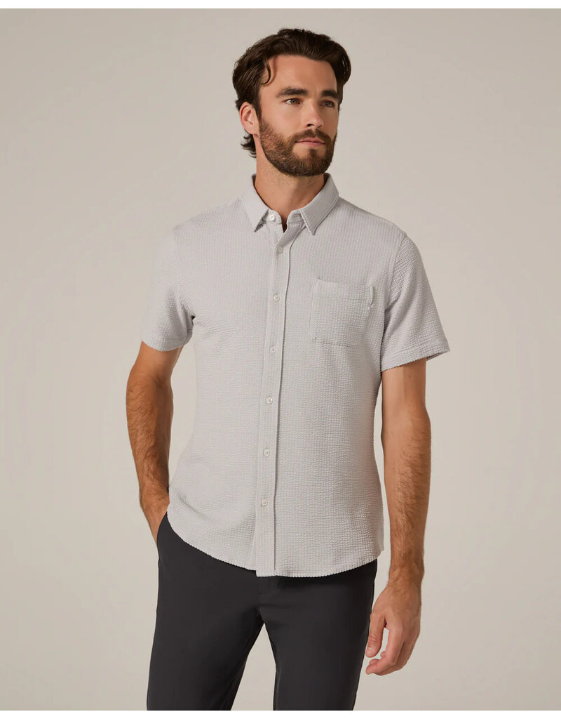 7 Diamonds 7 Diamonds Bennet 4-Way Stretch Shirt Clay