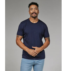7 Diamonds 7 Diamonds Modal Crew Neck Short Sleeve Tee Navy