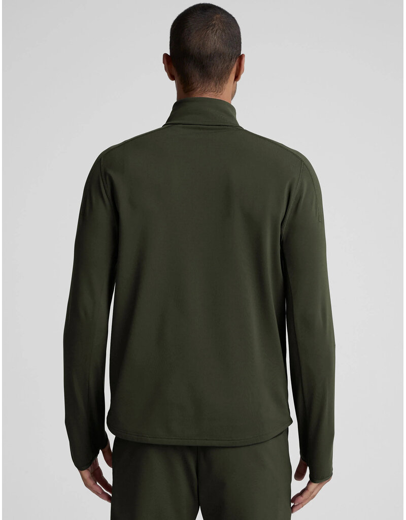 Beyond Yoga Beyond Yoga Warm Up Quarter Zip Forest Moss