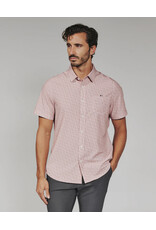 7 Diamonds 7 Diamonds Seager Short Sleeve Shirt Rose