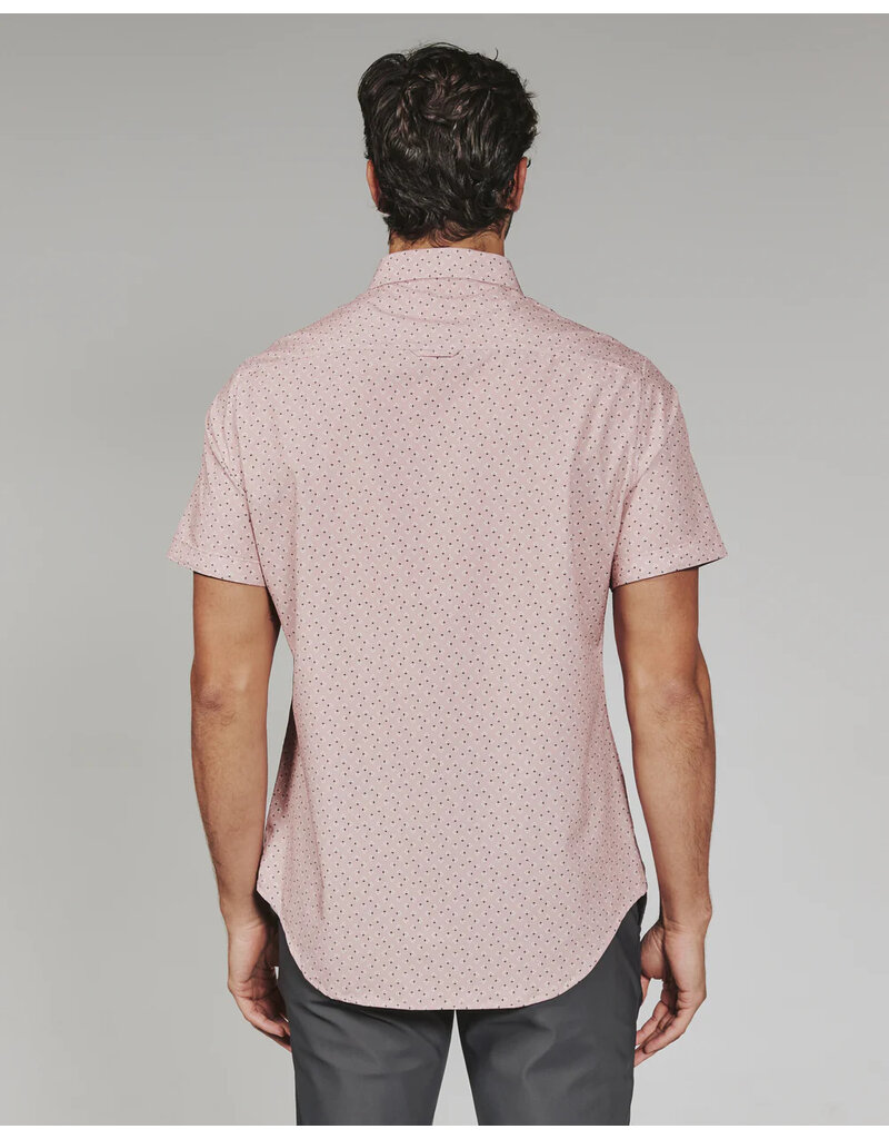 7 Diamonds 7 Diamonds Seager Short Sleeve Shirt Rose