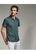 7 Diamonds 7 Diamonds Aldridge Short Sleeve Shirt Petrol Navy