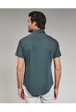 7 Diamonds 7 Diamonds Aldridge Short Sleeve Shirt Petrol Navy