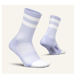 Feetures Feetures Elite Lt Cushion Mini Crew Lilac Hi Top Stripe