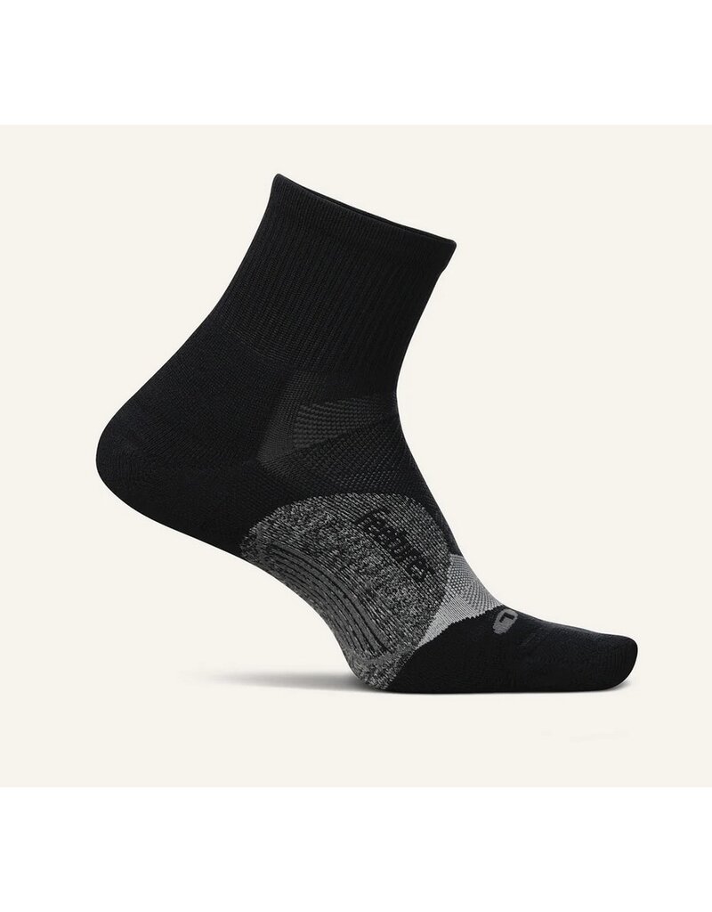 Feetures Feetures Elite Lt Cushion Quarter Black