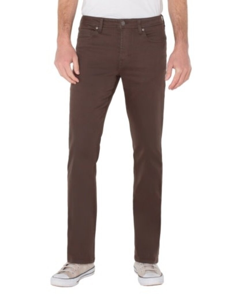 Liverpool Los Angeles Kingston Modern Straight 32" Inseam Chocolate Brown