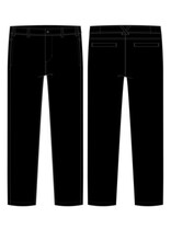 Liverpool Los Angeles Liverpool Men's Side Encased Elastic Waist Tech Pant Black