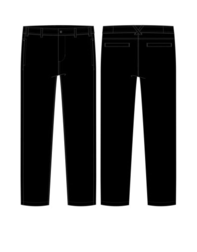 Liverpool Los Angeles Liverpool Men's Side Encased Elastic Waist Tech Pant Black