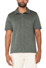 Liverpool Los Angeles Liverpool Short Sleeve Button Up Shirt