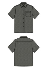 Liverpool Los Angeles Liverpool Short Sleeve Button Up Shirt