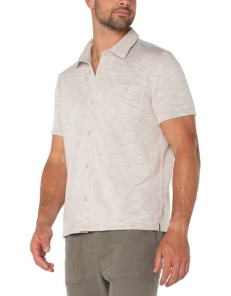 Liverpool Los Angeles Liverpool Short Sleeve Button Up Shirt