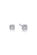 Lafonn Lafonn 4 Prong Round Stud Earrings